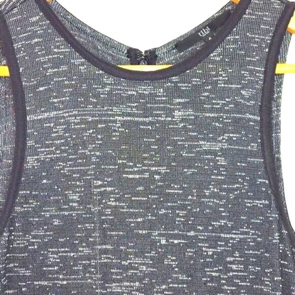 Tibi Black Ribbed Knit Dress Sz 4 - Picture 3 of 11